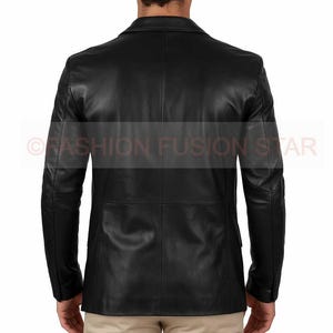 mens leather blazer,black leather jacket,slimfit blazer men,sheep leather coat,designer blazer men,custom blazer men,mens stylish blazer,gift for him jacket,tailored suit jacket,real leather blazer,streetwear blazer