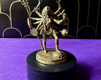 KALI - KALIKA - Hindu goddess - goddess of death - goddess of time - Shaktism - altar - deity - home decoration • US prepaid duties •