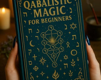 Qabalistic for Beginners eBook | Kabbalah Magic & Tree of Life Guide | Occult Grimoire PDF | Esoteric Wisdom and Mysticism Book
