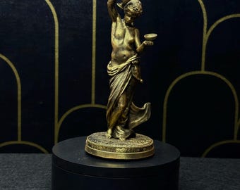 HEBE - goddess of YOUTH - Greek mythology - cupbearer of the gods - Greek goddess - witchcraft - altar - pagan - statue • US prepaid duties •