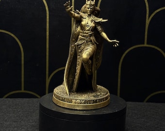MORRIGAN CELTIC Goddess - The Great Queen - Goddess of Fate - Goddess of War - Goddess of Magic - Altar Statue • US prepaid duties •
