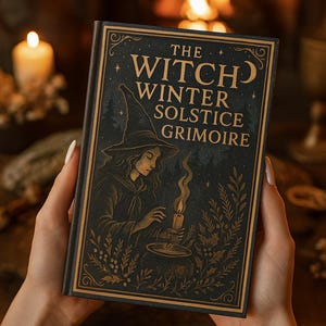 Häxans vintersolståndsgrimoire — Vintermagiska ritualer och säsongsbetonad häxkonstguide