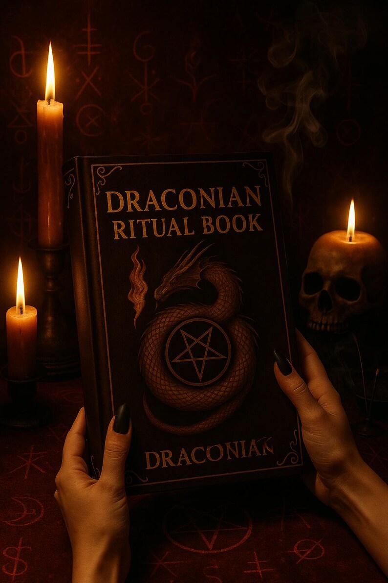 Draconian Ritual Ebook | Dragon Path Grimoire, Serpent Flame Magick ...