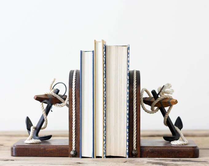 Nautical Anchor Bookends Etsy