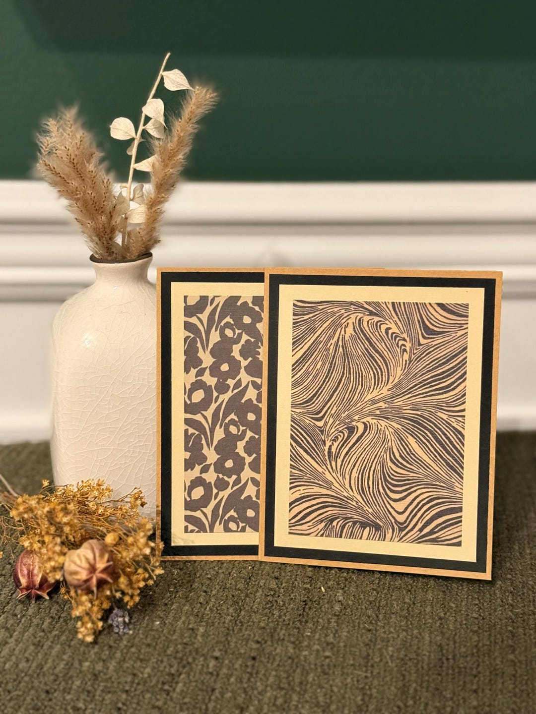 Set of 2-handmade Greeting Card (blank) - Etsy