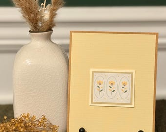 Handmade Dutch Flower Greeting Card (Blank)