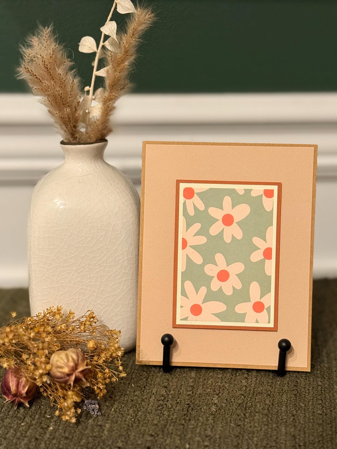 Handmade Daisy Greeting Card (blank) - Etsy