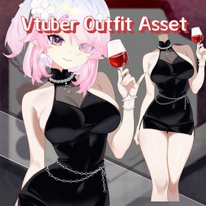 Actif de tenue Live2d Vtuber | Nocturne