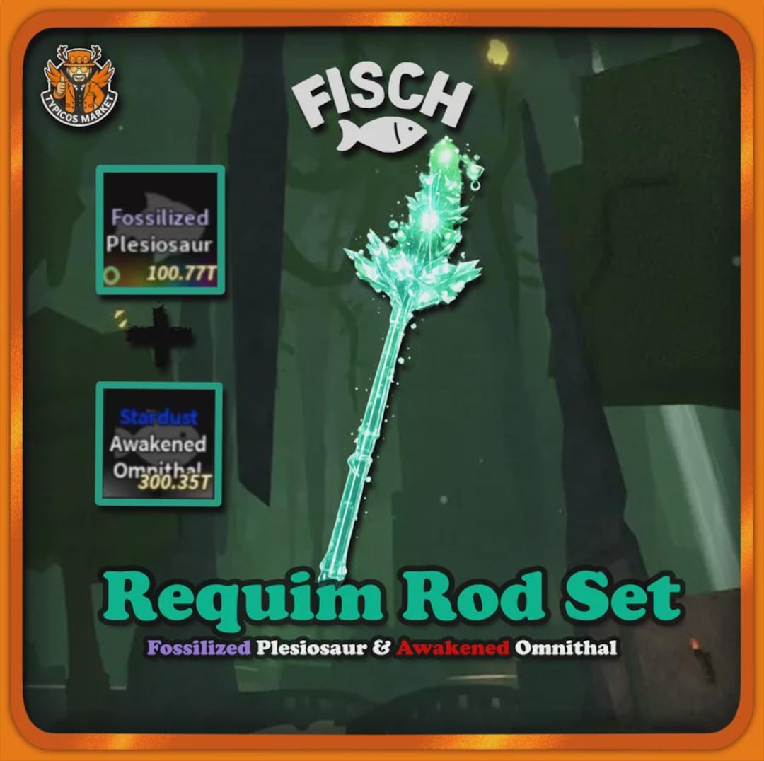 Tidefall Rods Requiem Rod Set [fossilized Plesiosaur & Awakened Omnithal/ Tidefall ...