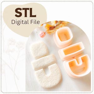 Geometric Set Digital STL File Cutter  | Polymer Clay Cutter Stl | Clay Cutter STL File | Cutter Stl | Digital Clay Cutter Stl, Clay Cutters
