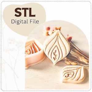 Digital STL File Cutter  | Polymer Clay Cutter Stl | Clay Cutter STL File | Cutter Stl | Digital Clay Cutter Stl | Clay Cutters |