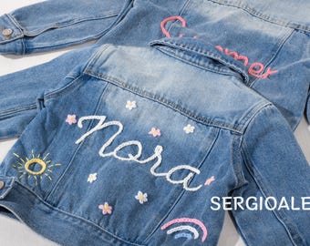 Personalized Baby Denim Jacket – Custom Name Jean Jacket for Toddlers, Ideal for Baby Showers & Birthdays