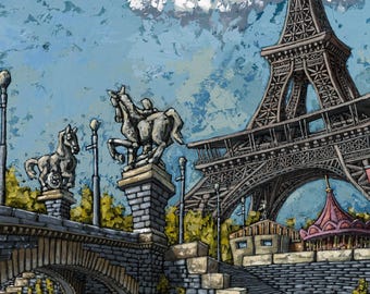 PARIS Art Print