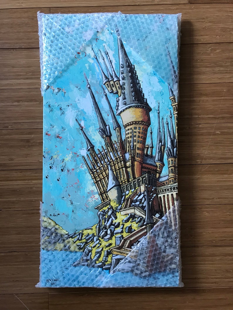 12x24 hogwarts canvas print signed Maydak