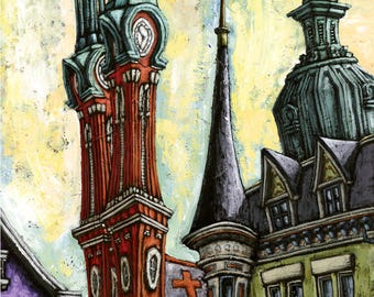 Mother of God 2 Art Print Maydak