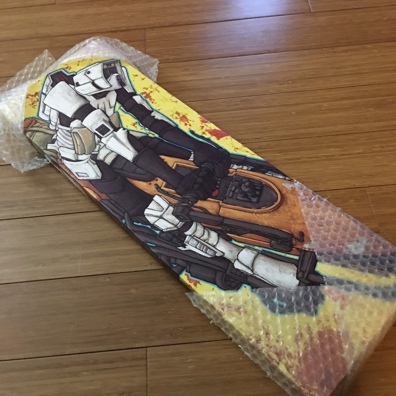 Signed Maydak. Sci Fi Canvas Print 8x24