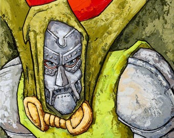 Pop Culture Art Print 8x24 Maydak
