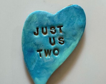 Handpainted Heart Magnets