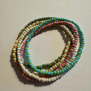 Colorful Beaded Stackers