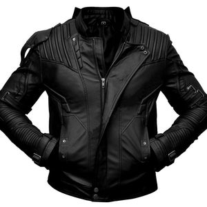 Guardian Of Galaxy Premium Leather Jacket Comic Motorcycle Jacket Quill Cosplay Maroon Leather Costume Inspired By StarLord Movie