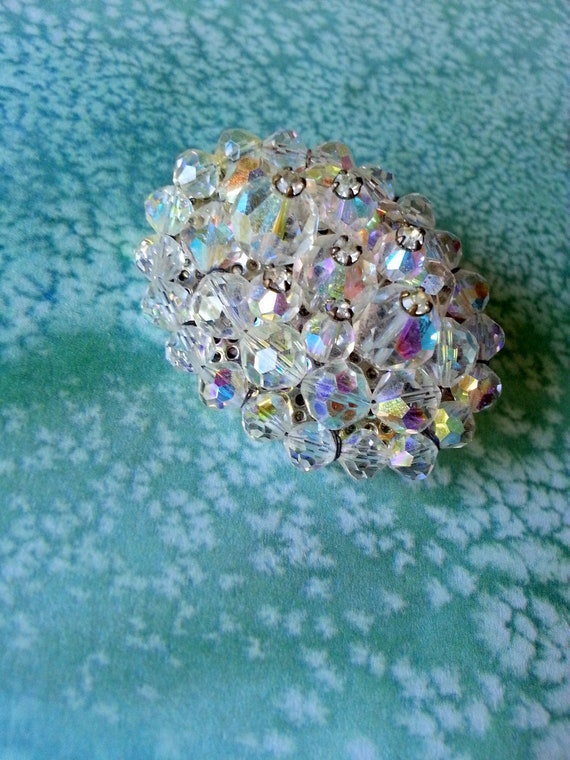 Twinkle Aurora Borealis Iridescent Crystal Beaded… - image 1