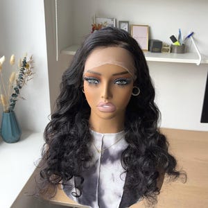 13*4 frontale pruik met kant
