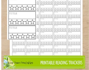 Trackerstickers lezen: plannerstickers voor boekrecensies (pdf)