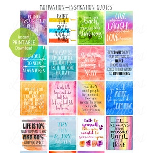 INSPIRATION-MOTIVATION Planner Quotes | Digital-Instant Download | Printable Planner Quotes