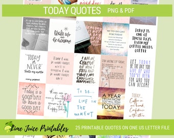 TODAY PLANNER Printable Planner Quotes, Inspirational Quotes Life Quotes, Motivational Quotes