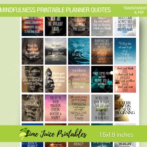 Mindfulness QUOTES, Printable Quotes, Inspirational, Motivational Quotes, Journal, Planner Quotes, Transparent PNG, Buddha, Zen