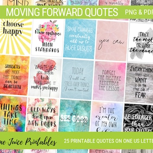 Motivate Your Way to Success: Moving Forward Planner Quotes, Classic Happy Planner, Life Quotes, Inspirational, Motivational Quotes