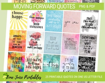 Motivate Your Way to Success: Moving Forward Planner Quotes, Classic Happy Planner, Life Quotes, Inspirational, Motivational Quotes