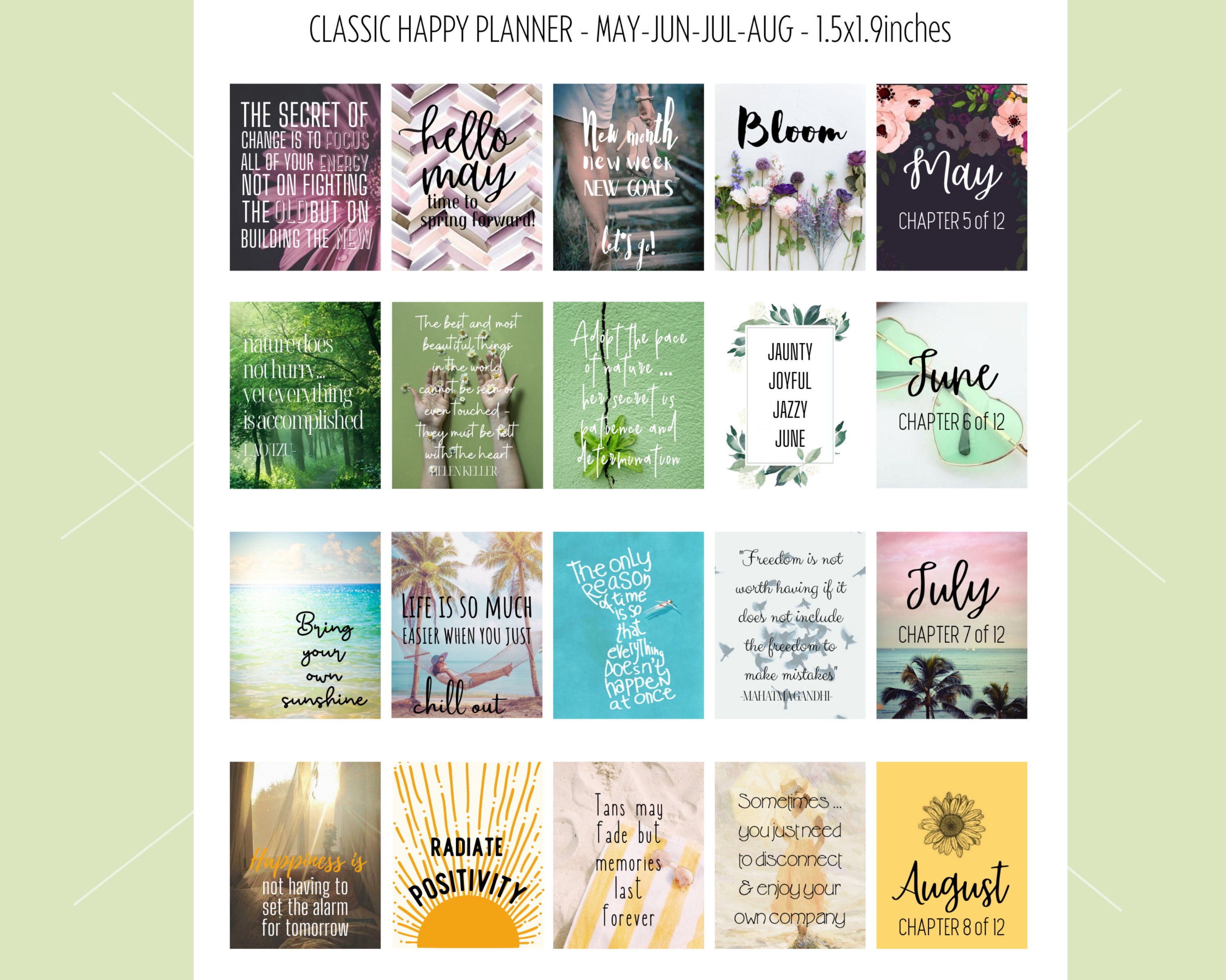 Inspirational Quote Sticker Pack by Bloom Daily Planners