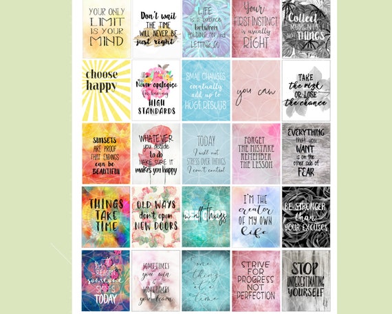 MOVING FORWARD Printable Planner Quotes classic Happy