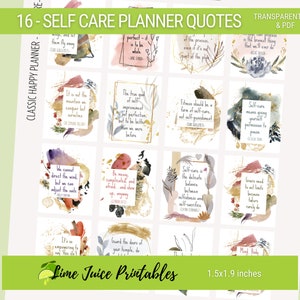 Positive SELF CARE Printable Planner Zitate-3, Positive Zitate, Mitgefühl, Zitate für Selbstliebe, Klassischer Happy Planner, Transparent PNG