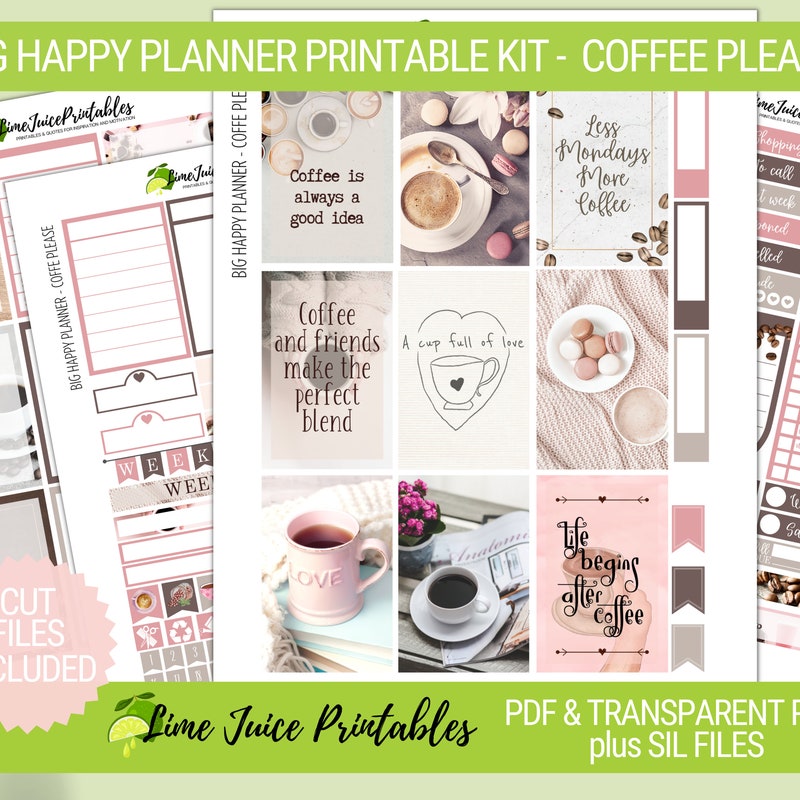 Coffee Planner Stickers - Etsy