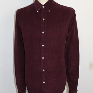Vintage 2000&#39;s Polo Ralph Lauren Pre-Owned Corduroy Men&#39;s Shirt Size M