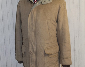 Men's Hugo Boss Colombo Alpino Vintage Wool Coat Jacket Size L