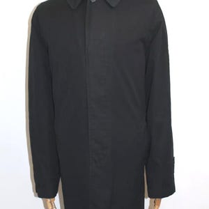 Vintage Ralph Lauren Polo Black Coat Trench Size L