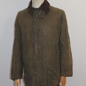 Vintage 90&#39;s Barbour Border Waxed Jacket Size 2XL