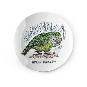 Penguin illustrated Fine Bone china plate by Foley Pottery Birds Penguins B
