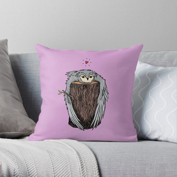 Log Hug -  throw pillow cover / cushion cover by Oliver Lake