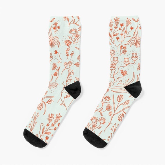 Plant Lyfe, Socks, Unisex Socks, Women's Socks, Men's Socks, Christmas Gift, Unisex Clothing by Oliver Lake