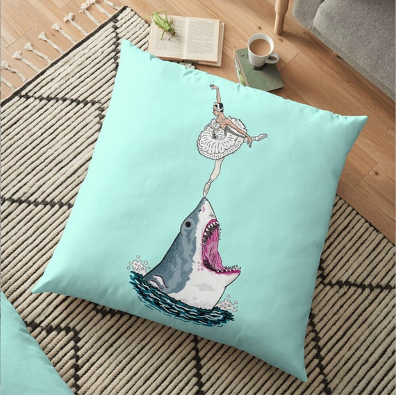 Grace Under Pressure,  Floor Pillow Cover, 90cm x 90cm - 35.5 inch x 35.5 inch by Oliver Lake