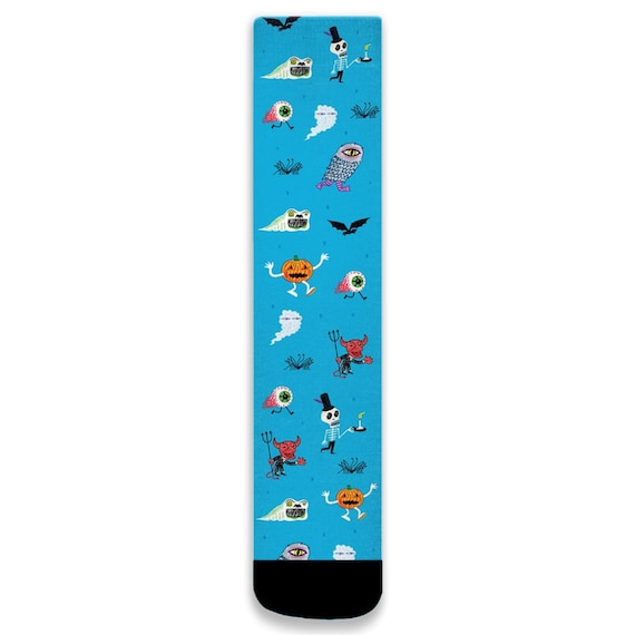 The Halloween Parade - Socks - Fun Casual Socks, Women'S Socks, Children'S Socks, Men'S Socks, Novelty Socks - Iota Illustration