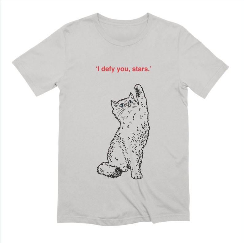Shakespearean Cats No.2 T-shirt, cats, Bella Canvas, Shakespeare, comedy tee by Oliver Lake stone