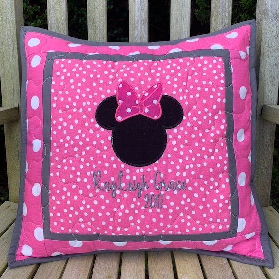 Minnie Mouse Pillow Sham Minnie Mouse Pillow Case Minnie Etsy