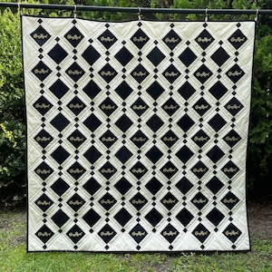 Crown Royal Bag Quilt: Keepsake Throw Blanket