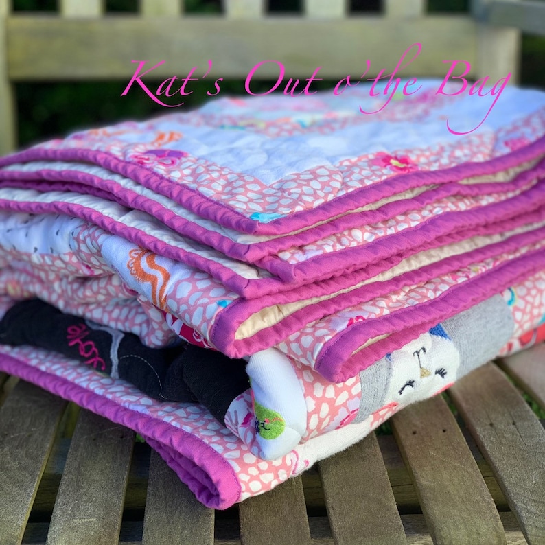 Baby Clothes Quilt Baby Clothes Blanket quilt made from | Etsy