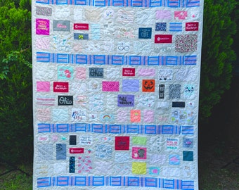 Custom Memory quilt made from your baby clothes